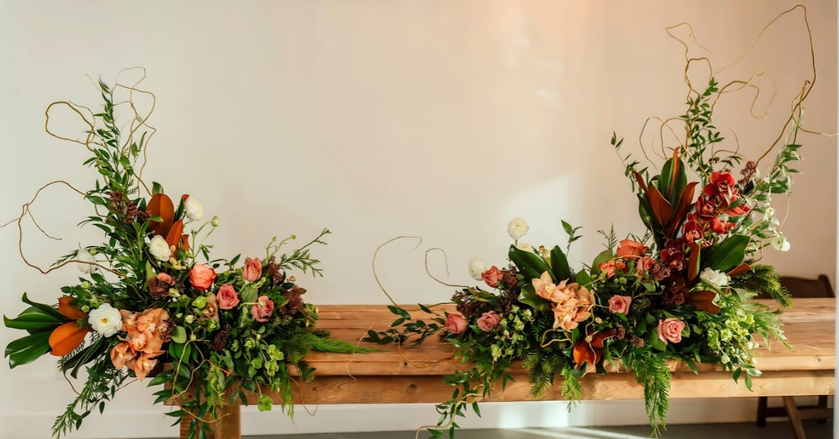 Winter Mantle Arrangement